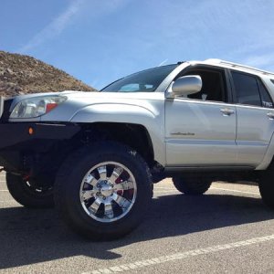 05 t4R sport 
Bilstein 5120 front w ume springs desert products upper control arms full energy suspension all pro off road sway bar links 5160 resivoi