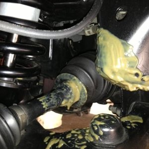 CV boot blow out...