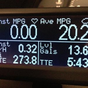 UltraGauge. Still waiting on the Yellowbox to see if this is my actual hwy mileage. I came up with 19.1 with the GPS and a calculator.