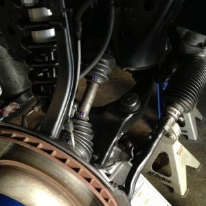 Left axle replacement