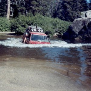 Rubicon Trail after Rubicon Springs... a little swim anyone?