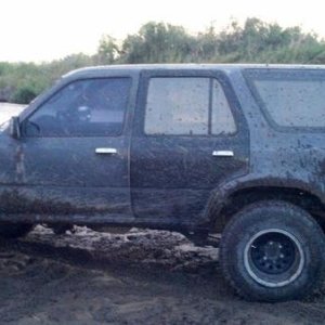 Doing donuts at the river!