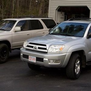 My sold 96 next to my new 04.
