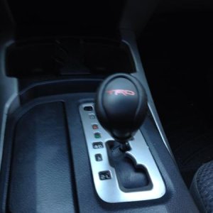After short shift and try knob