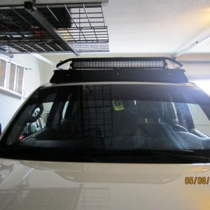 Double row 31.5 in LED light bar in the Gobi Stealth