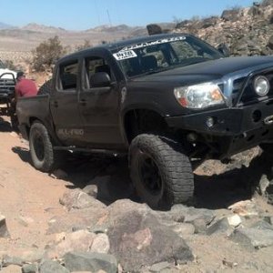 Tom P. / Jasmine D.'s post from Facebook. Toyota Tacoma w/ 16x8" Konig Countersteer Offroad wheels.