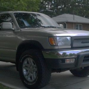Flares and grille on.