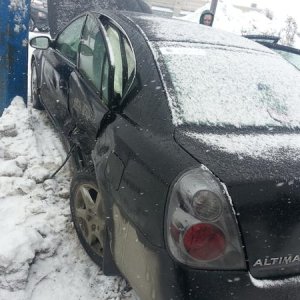 hit by a lady going 55, while on her text running a red light. thankfully my Kid and my dog were not with me/=.