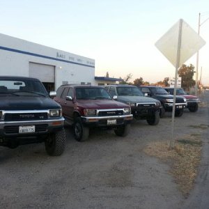 4Runners in a row