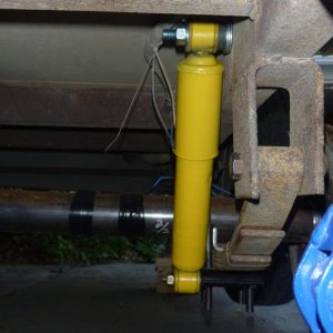 Custom shock install