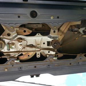 My trunk release latch was all gunked up.  Nothing a screw driver and a little WD-40 couldn't fix.