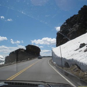 Trail Ridge Road in Colorado in June!