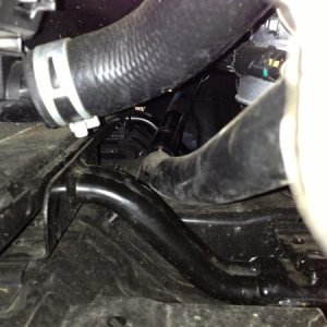sway bar and radiator bracket