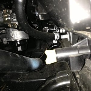 sway bar and radiator bracket R