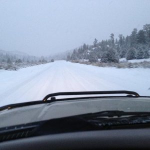 250 miles of ice roads blasting past people on the way to the mt