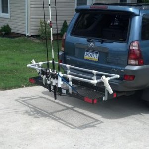 Hitch Rack ready for surf fishing!!!!!!
