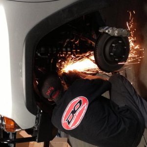 The guys at Demillo offroad assisted with the heavy lifting.