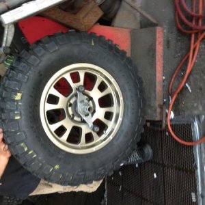 Lets get the things mounted and balanced.