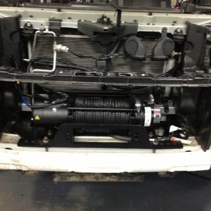 Mount and winch on.