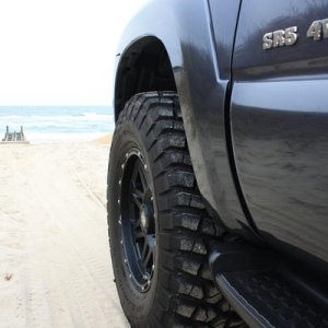 Truck meets Atlantic for first time