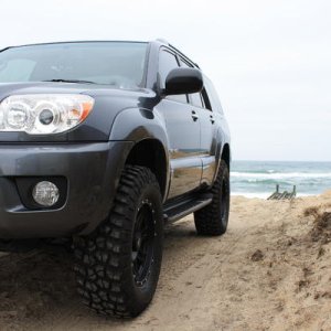 Happy in the sand