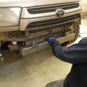 fitting the cross member