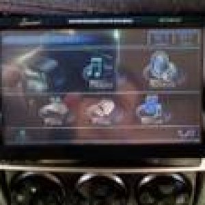 touch-screen radio with bluetooth, dvd, aux, radio, ect.