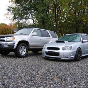the day i bought my 4runner! Still had the Subie