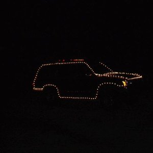 christmas, I used an Inverter to drive around with lights on my T4R