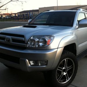 Couldn't decide to go back to stock SE wheels & AT's or keep my 20's and get AT's?