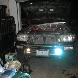 new HID 12,000k fog lights