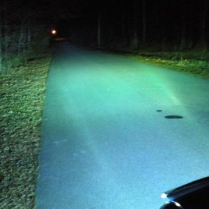 HID fog lights after installed