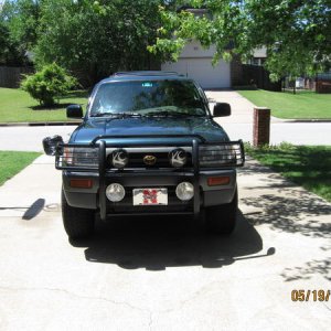 front view with awesome license plate