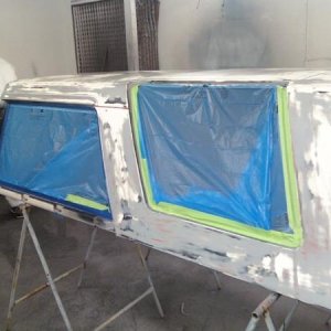 camper ready for paint
