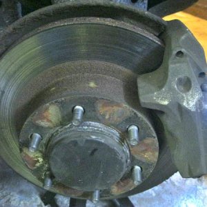 Old rotors were equally in dire need of repair.