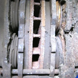 Old stock calipers for my '96 were in pretty bad shape.