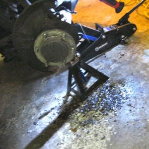 The brake shroud essentially crumbled to the floor. The truck was from Nova Scotia, so lots of salt present.