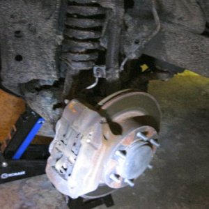 Very easy brake change once you get the old calipers and rotors off.