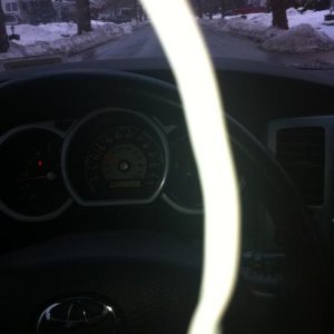 snowy roads back in december