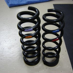 Front spring comparison