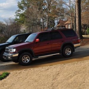 My girlfriends 2000 Highlander edition and my 1999 4Runner