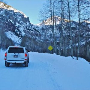 Telluride, CO just on Colorado Avenue near the mines