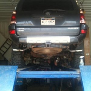 my new true dual exhaust