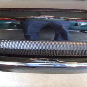 Had to do something about the support beam showing through the grille.
