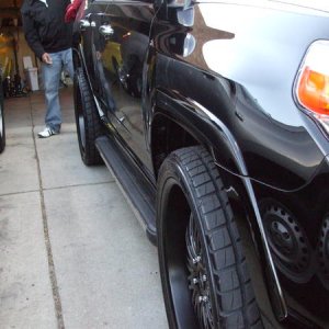 Wheels stick out but I still like the look!