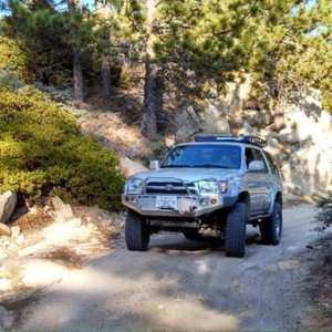 Clarkes Grade on the way to Big Bear, CA
