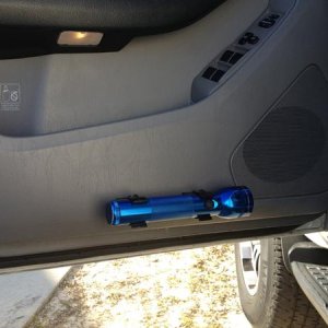 Hard mounted a mag light