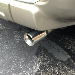 Added OEM exhaust tip