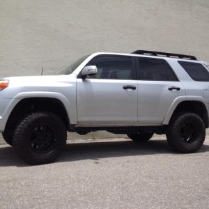 at the tire store getting ready for BFGs