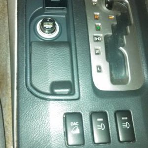 New ash tray insert and fog light switches.